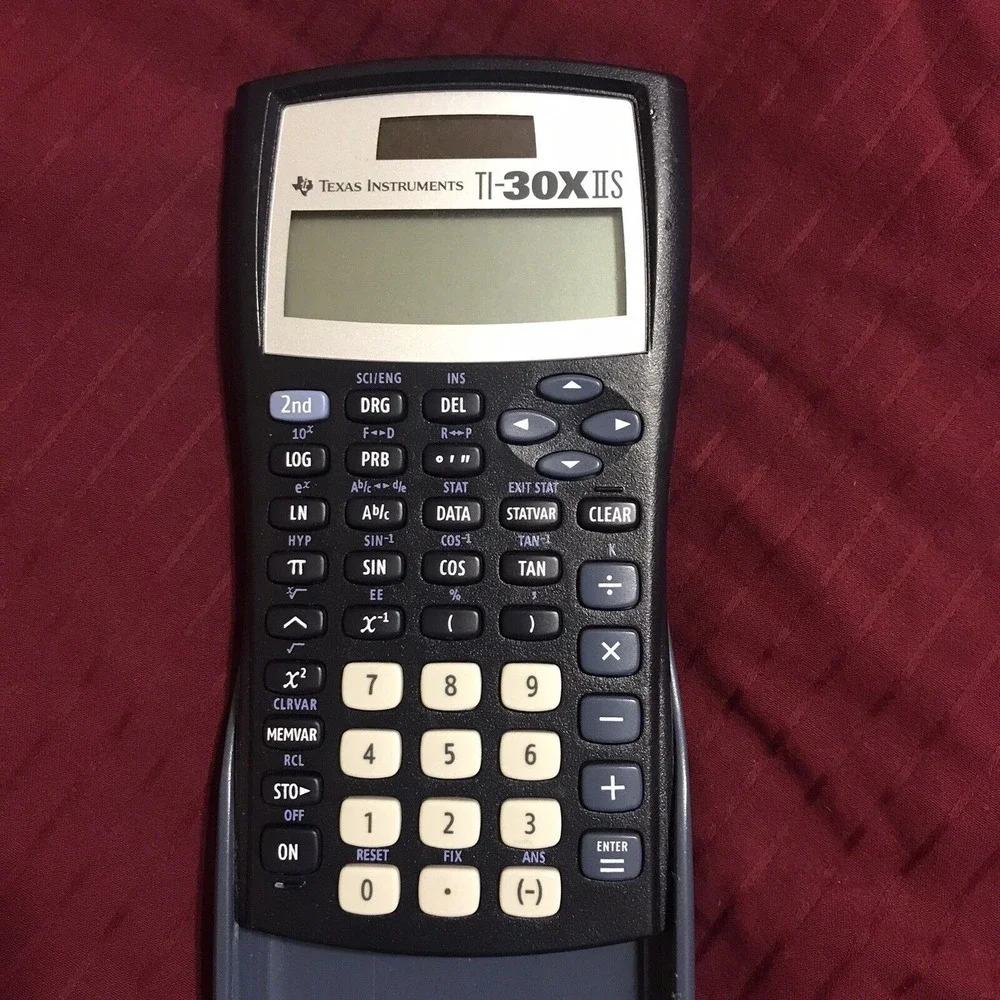 Texas Instruments TI-30X IIS Scientific‎ Calculator Solar ~ TESTED WORKS